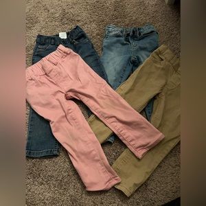 3t girl pants lot